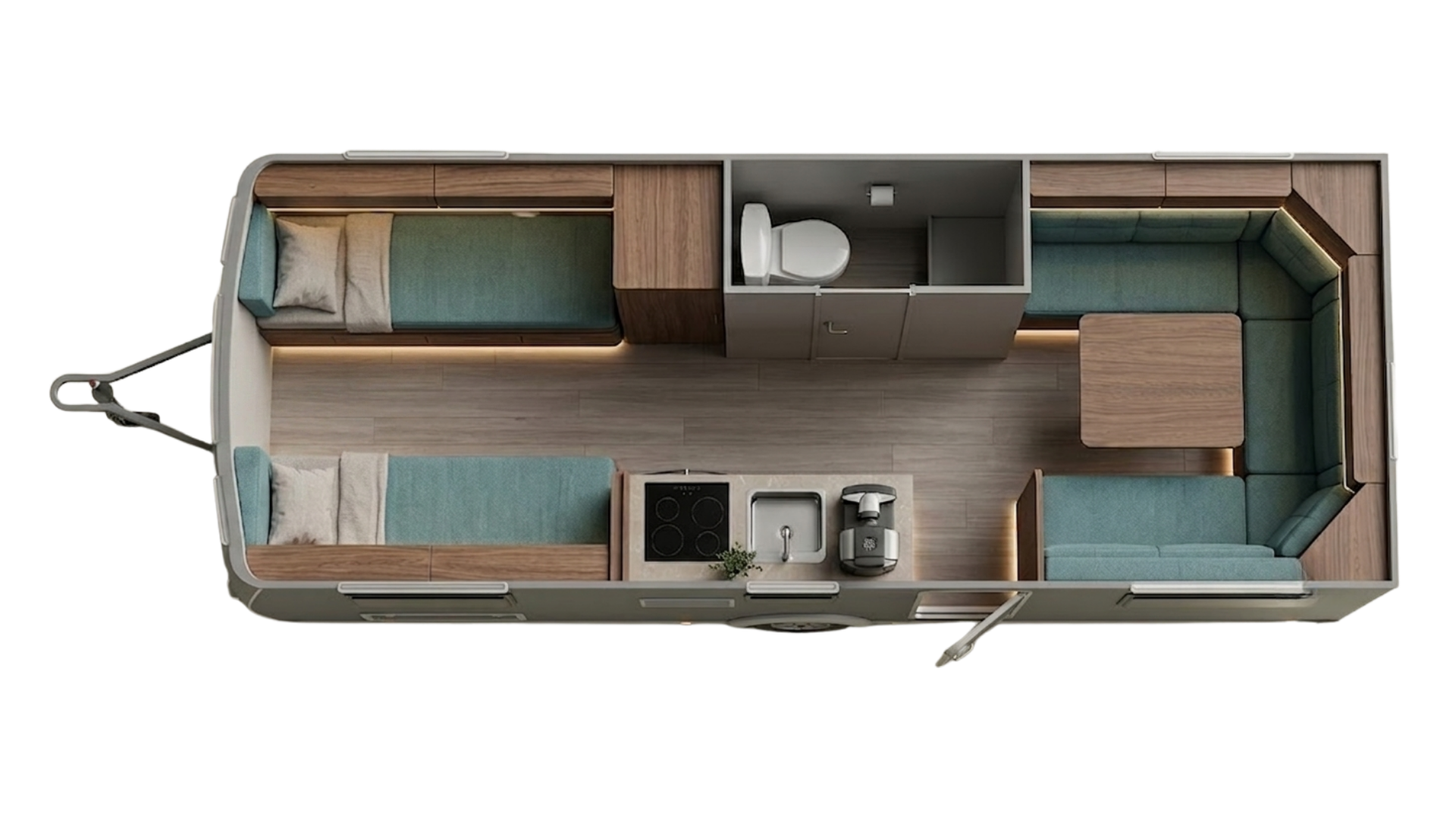 Anggun 595 Top View Layout